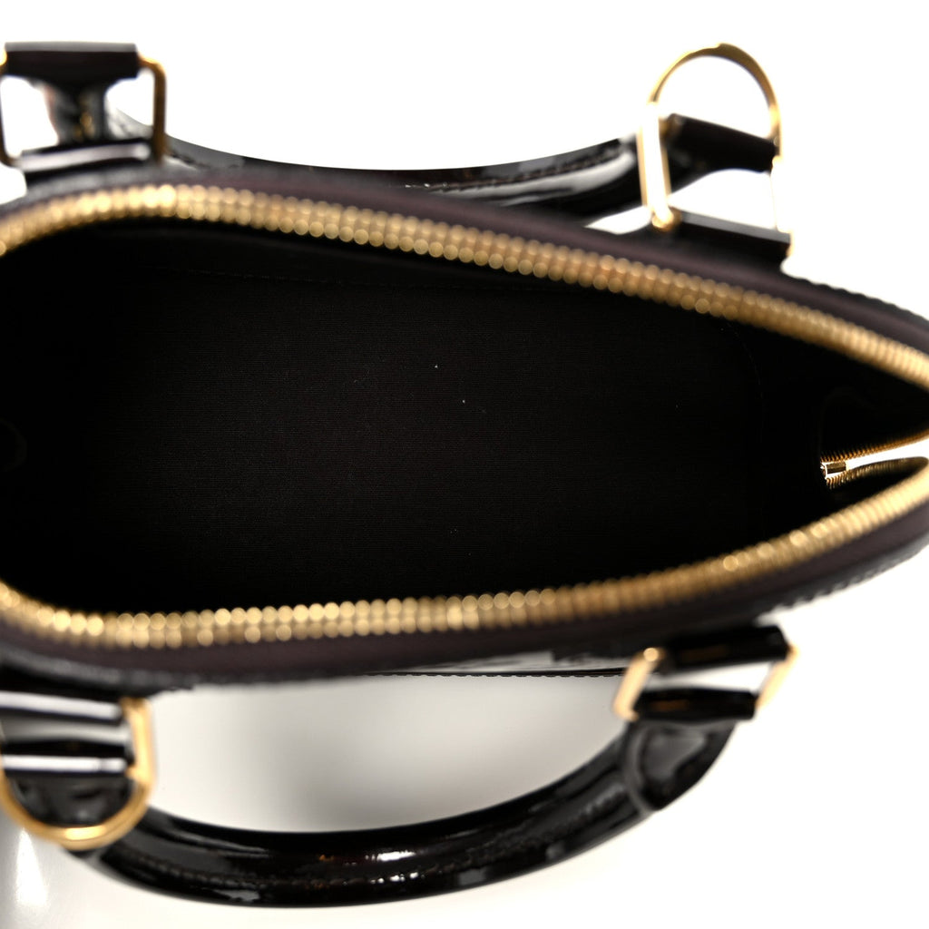Louis Vuitton Vernis Alma BB Amarante