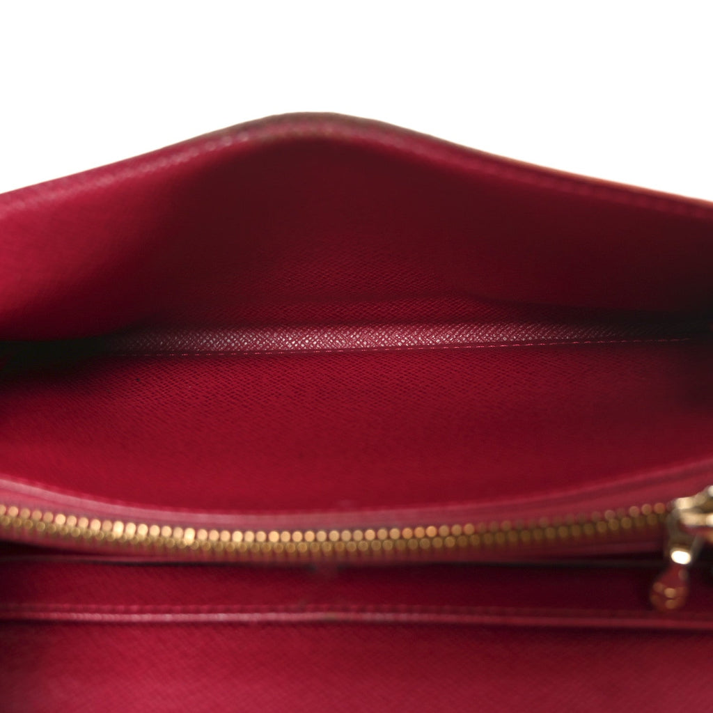 Louis Vuitton Monogram Multicolor Sarah Wallet White Eglantine