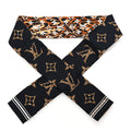 Louis Vuitton Silk Monogram Giant Jungle Bandeau Black