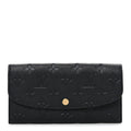 Louis Vuitton Empreinte Emilie Wallet Black Dune