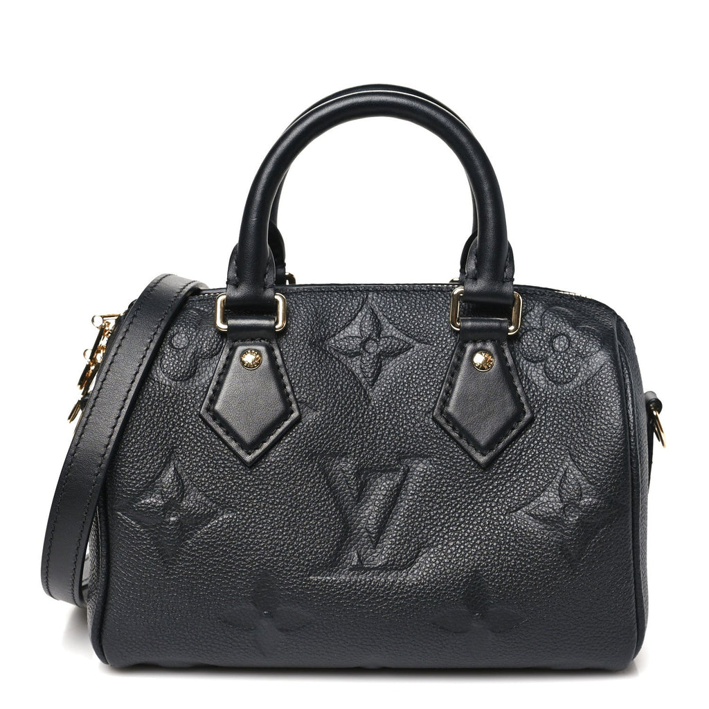 Louis Vuitton Empreinte Monogram Giant Speedy Bandouliere 20 Black
