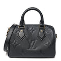 Louis Vuitton Empreinte Monogram Giant Speedy Bandouliere 20 Black