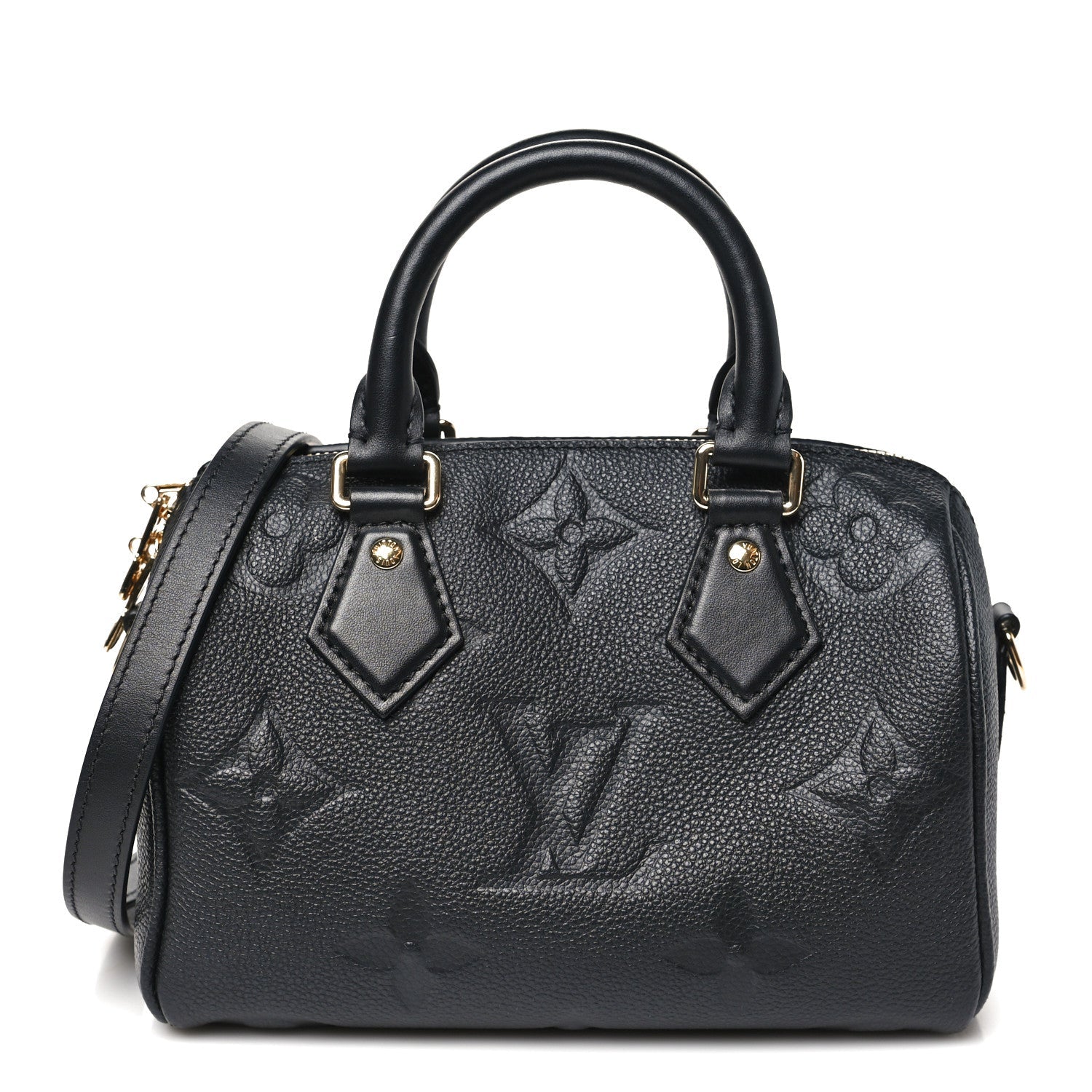 Louis Vuitton Empreinte Monogram Giant Speedy Bandouliere 20 Black