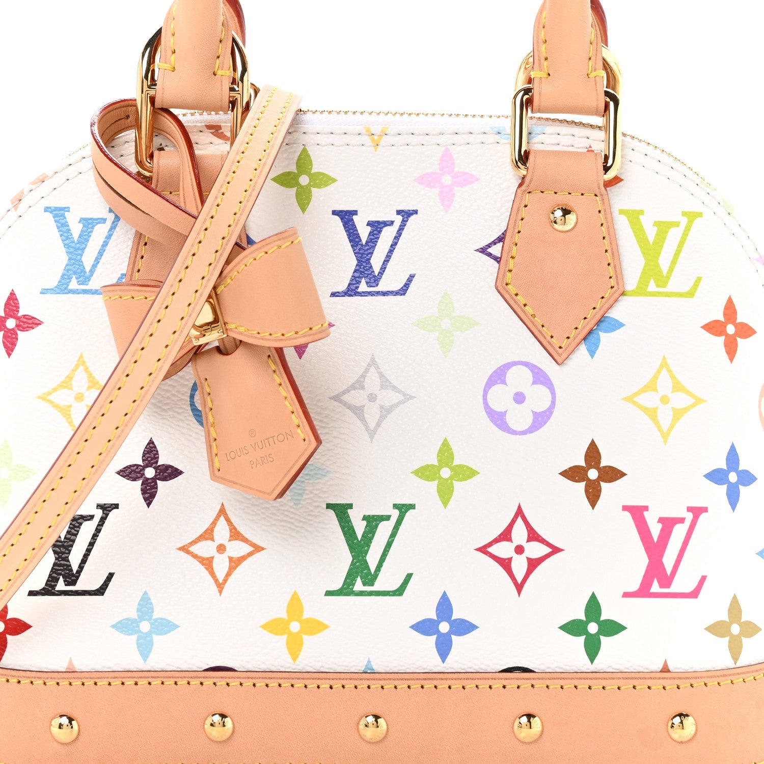 Louis Vuitton LV x TM Monogram Multicolor Alma BB White