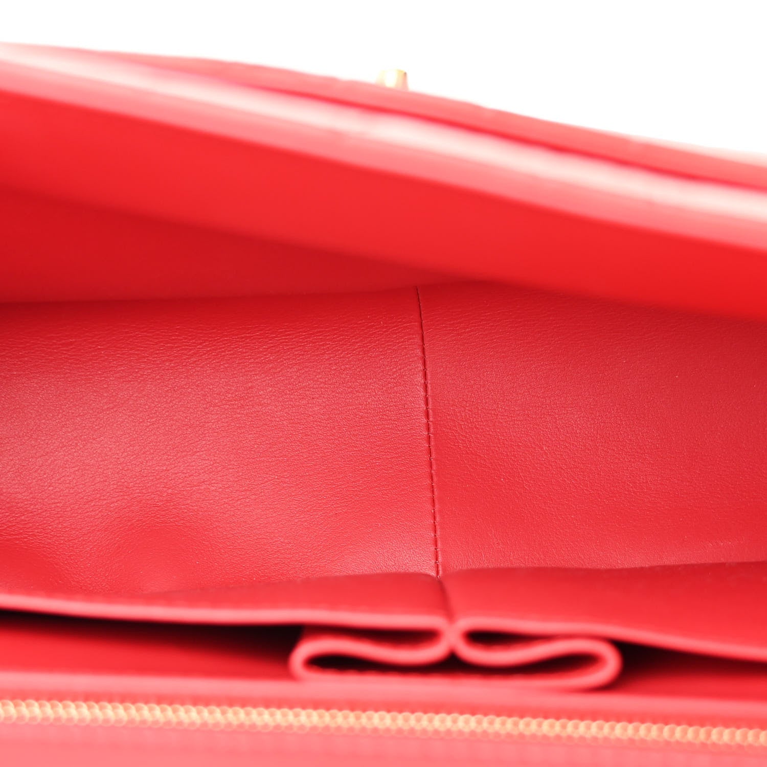 Chanel Alligator Jumbo Double Flap Red