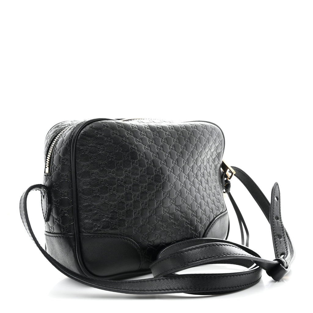 Gucci Microguccissima Mini Bree Messenger Bag Black