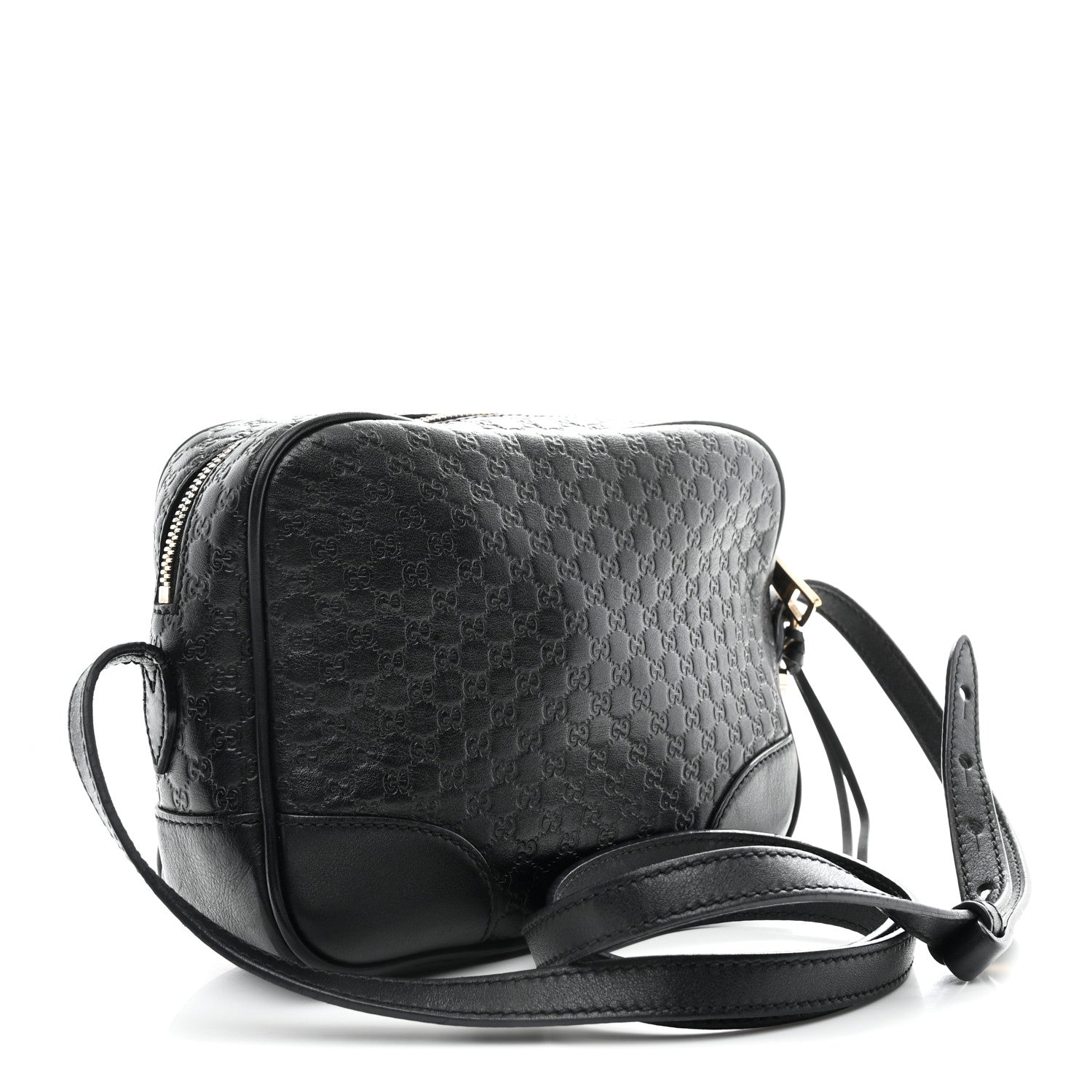 Gucci Microguccissima Mini Bree Messenger Bag Black