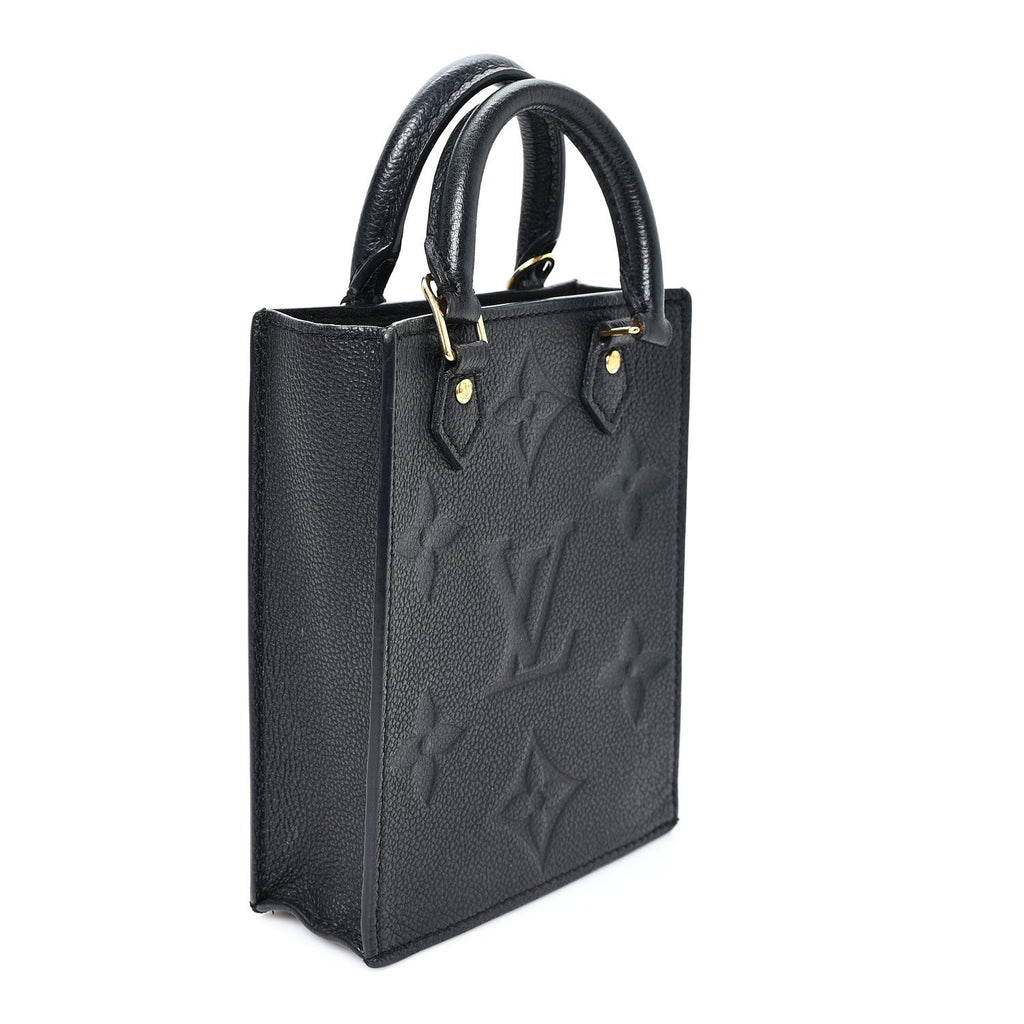 Louis Vuitton Empreinte Monogram Giant Petit Sac Plat Black