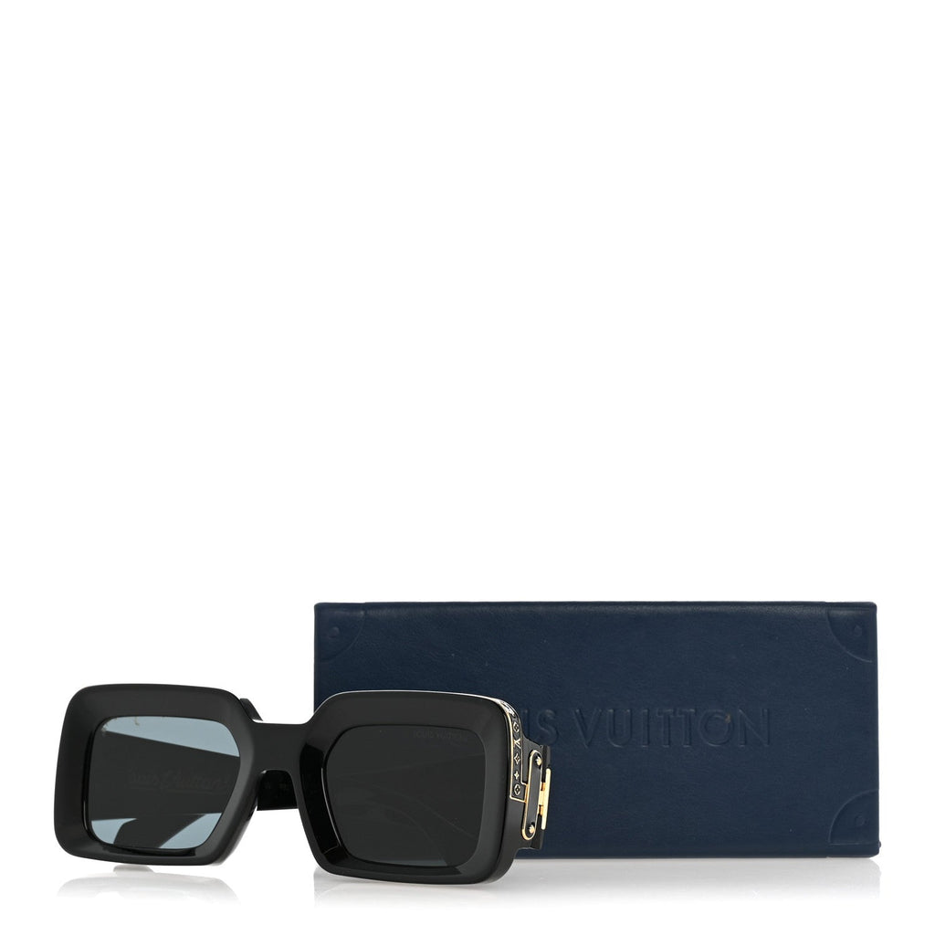 Louis Vuitton X NIGO Acetate 1.1 Zillionaires Sunglasses Z1591W Black