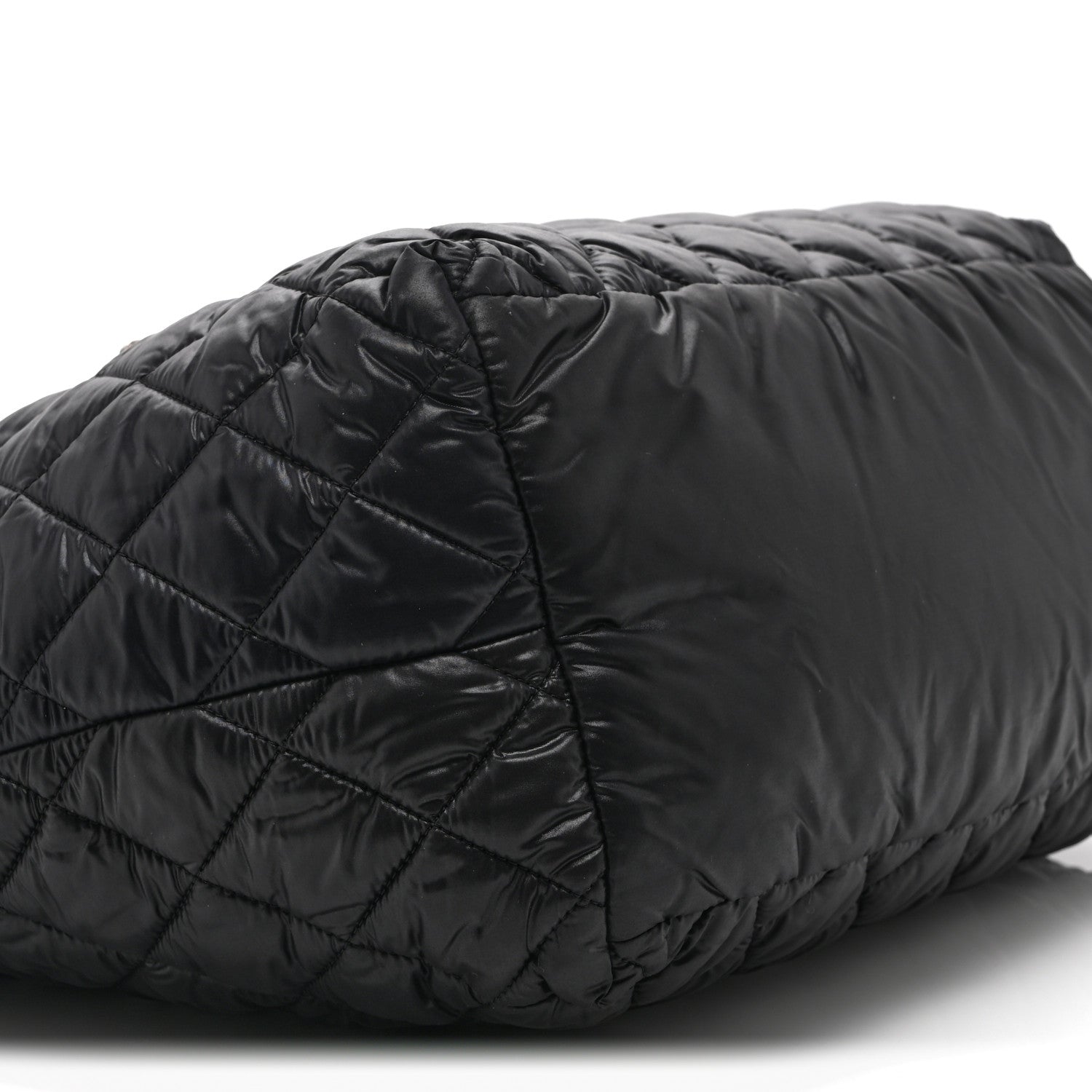 Chanel Nylon Quilted Small Coco Cocoon Tote Black