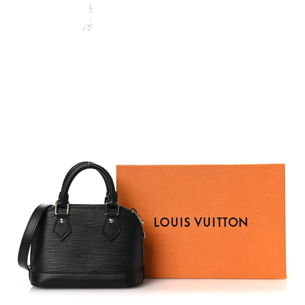 Louis Vuitton Epi Alma BB Black