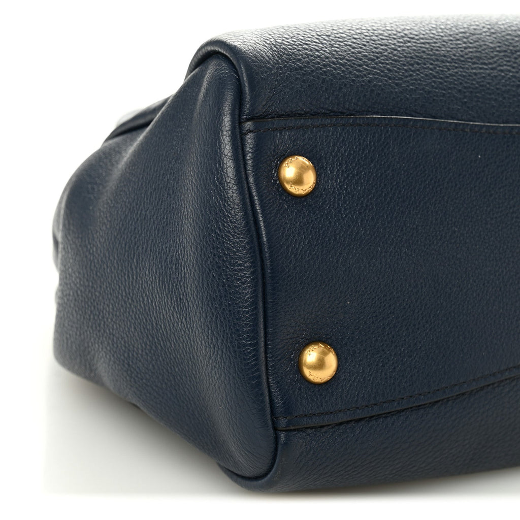 Prada Vitello Phenix Shopping Satchel Baltico