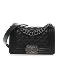Chanel Caviar Quilted Small Boy Flap Black