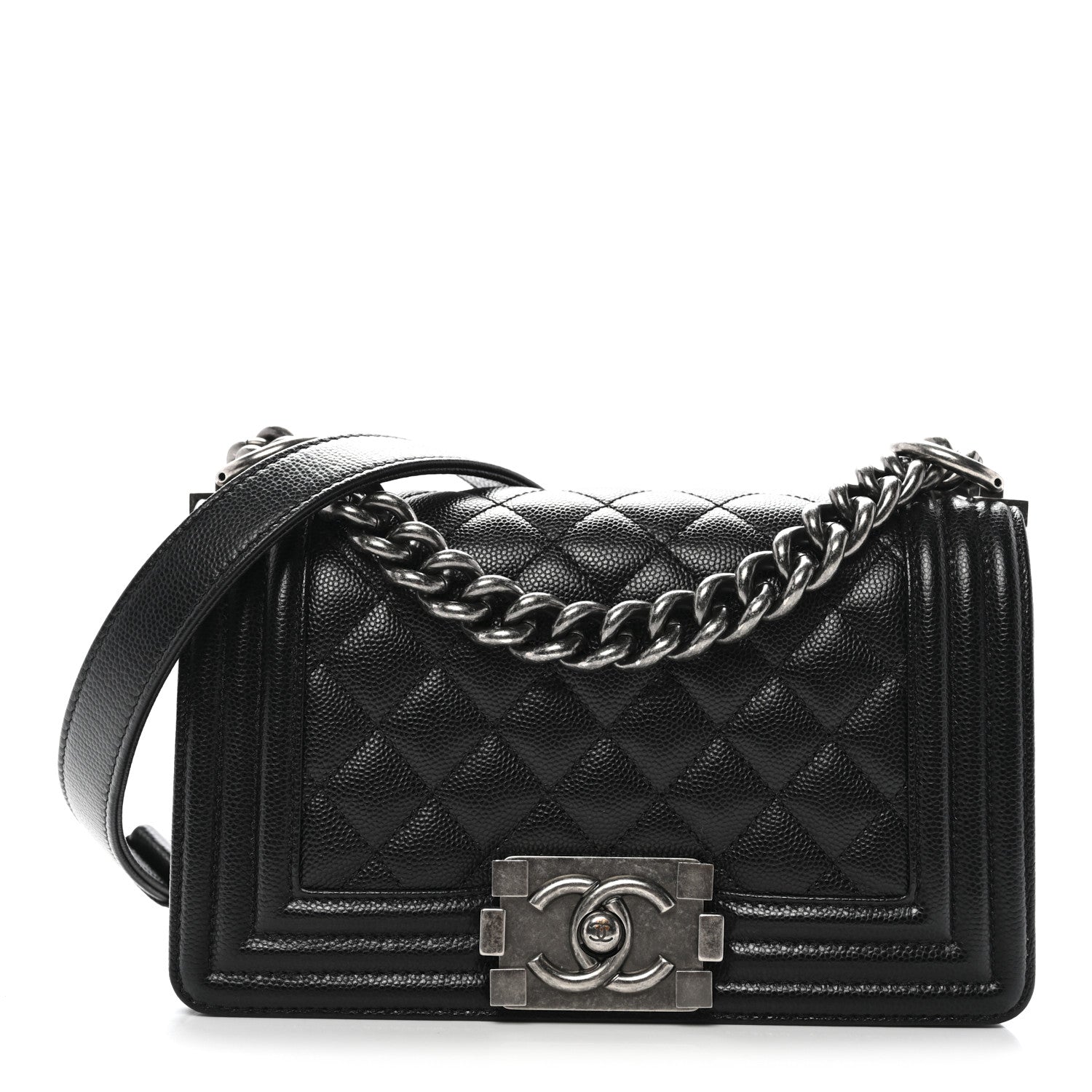 Chanel Caviar Quilted Small Boy Flap Black