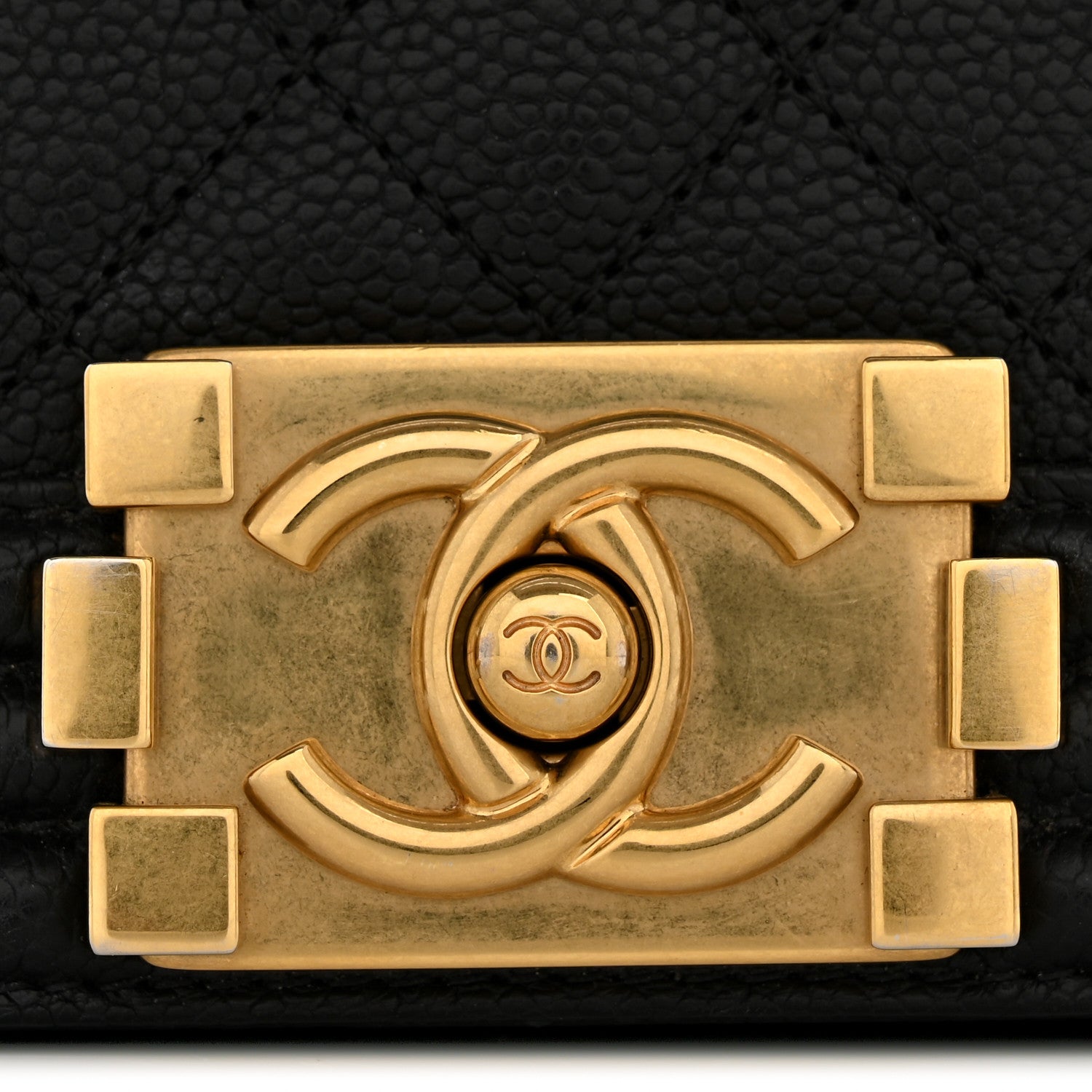 Chanel Caviar Quilted Medium Boy Flap Black