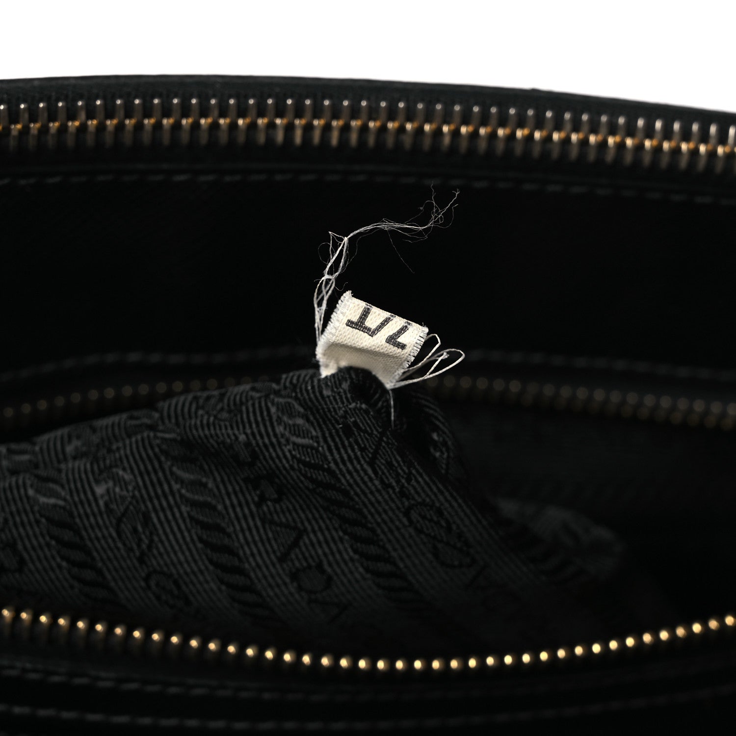 Prada Saffiano Large Galleria Double Zip Tote Black
