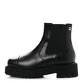 Calfskin Cap Toe CC Short Boots 41 Black
