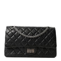 Chanel Aged Calfskin Quilted 2.55 Reissue 225 Flap Black
