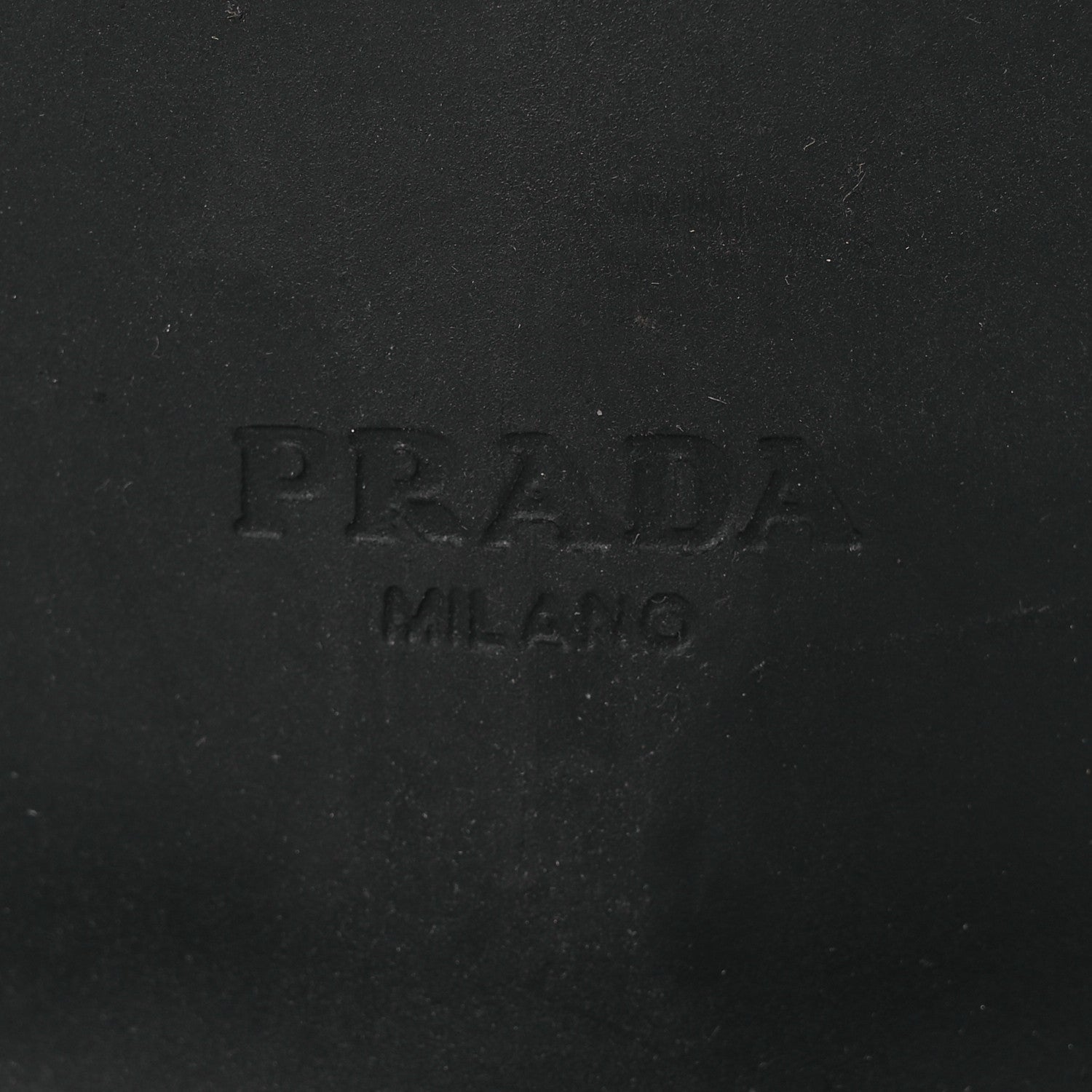 Prada Spazzolato Triangle 40mm Loafer Mules 37 Black