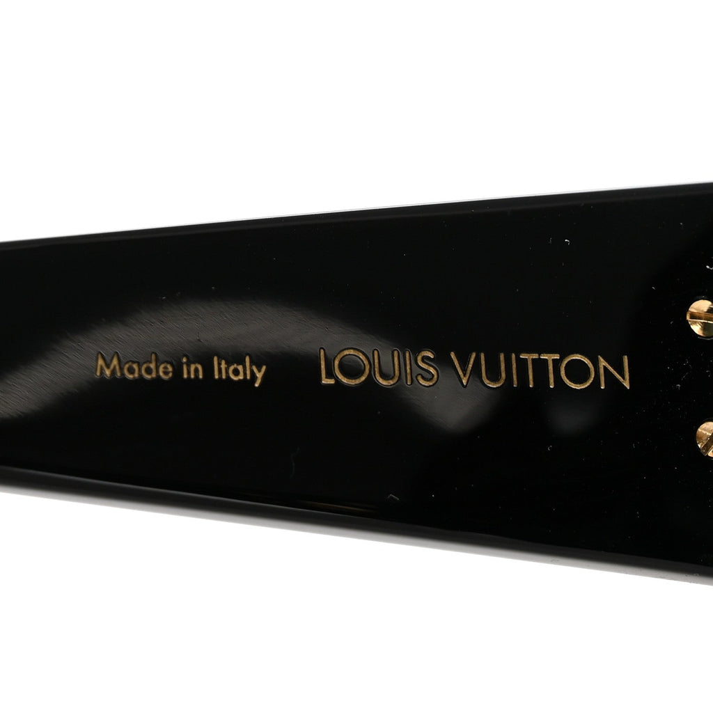 Louis Vuitton X NIGO Acetate 1.1 Zillionaires Sunglasses Z1591W Black