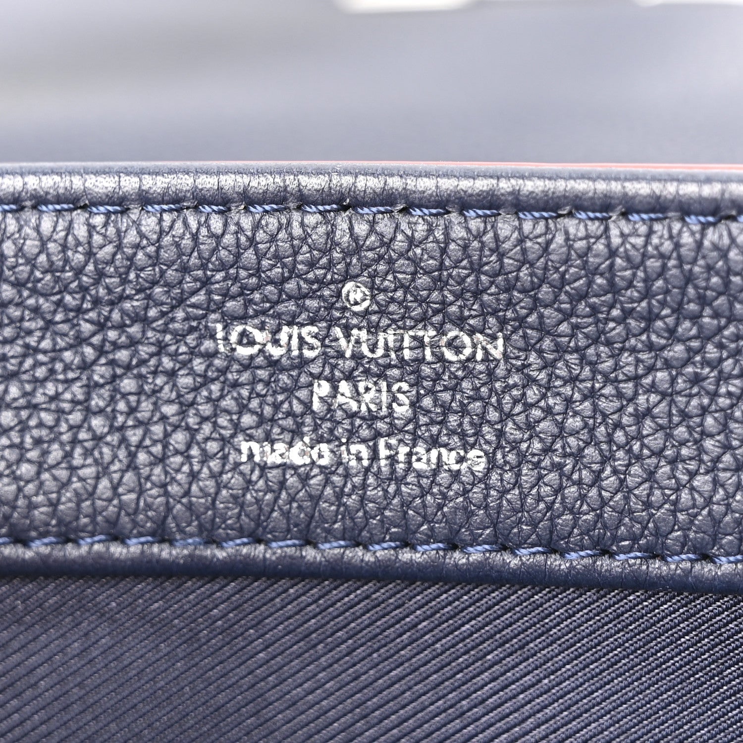 Louis Vuitton Calfskin Lockme II Chain Bag BB Marine Rouge