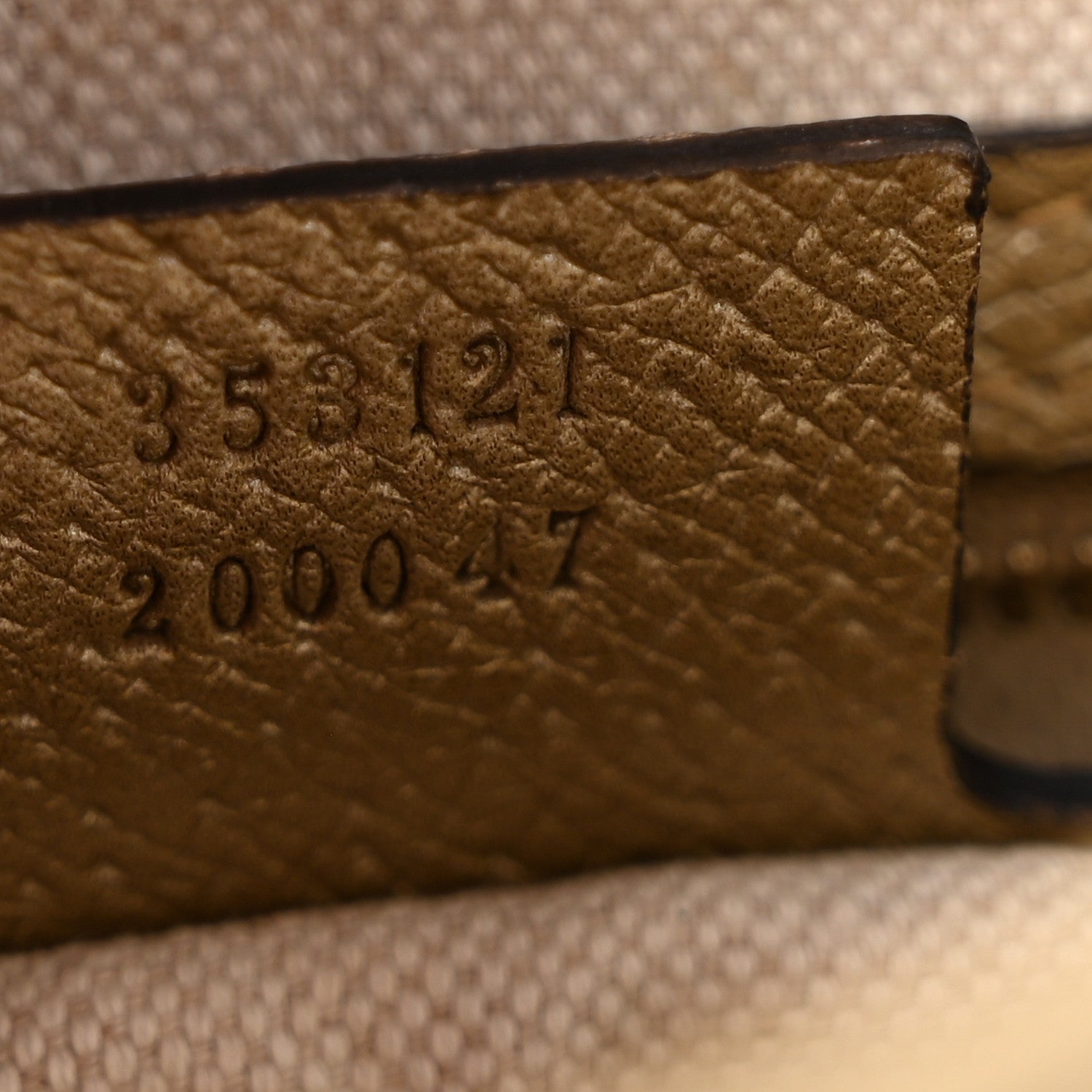 Gucci Monogram Mini Bree Tote Golden Beige