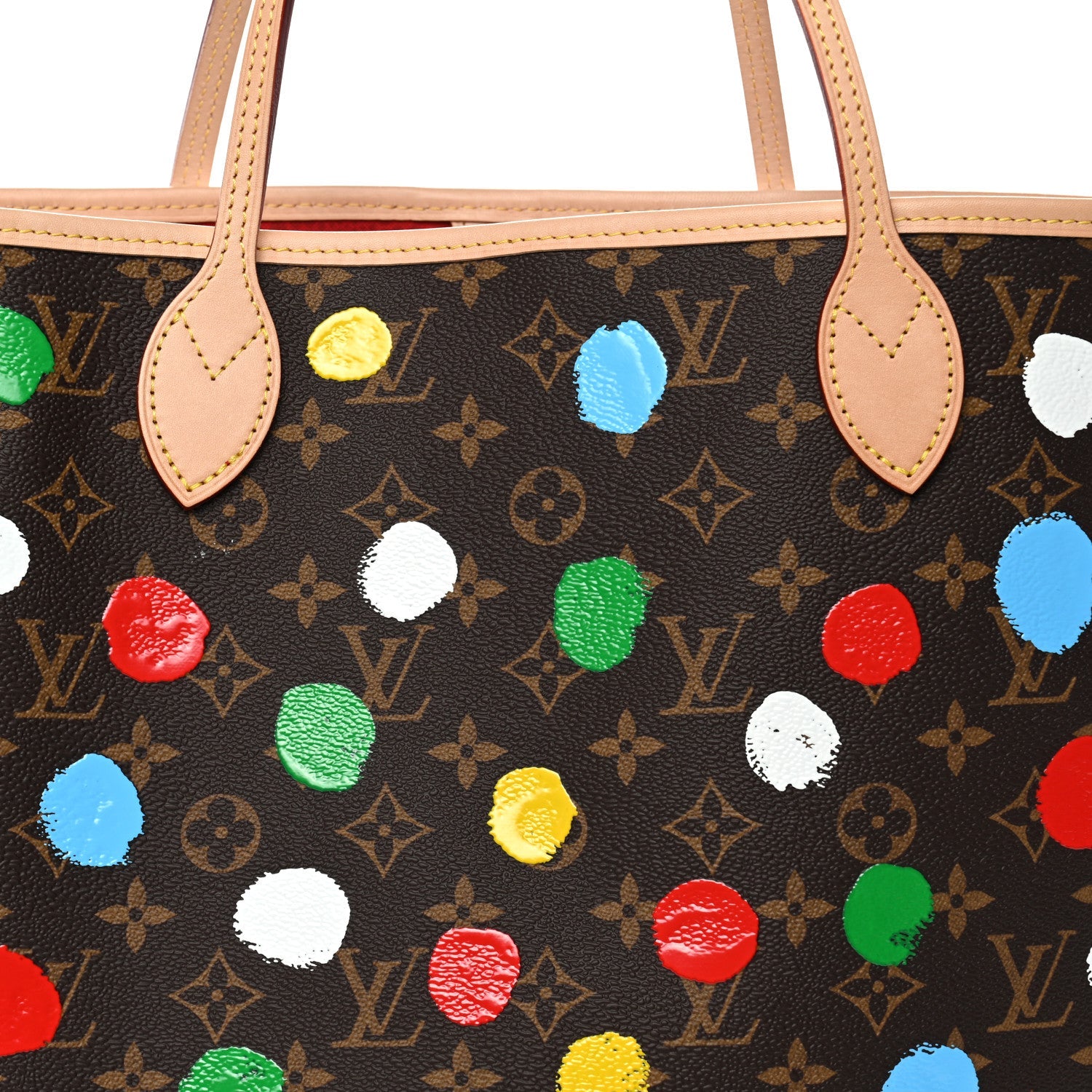 Louis Vuitton LV X YK Monogram Dots Neverfull MM