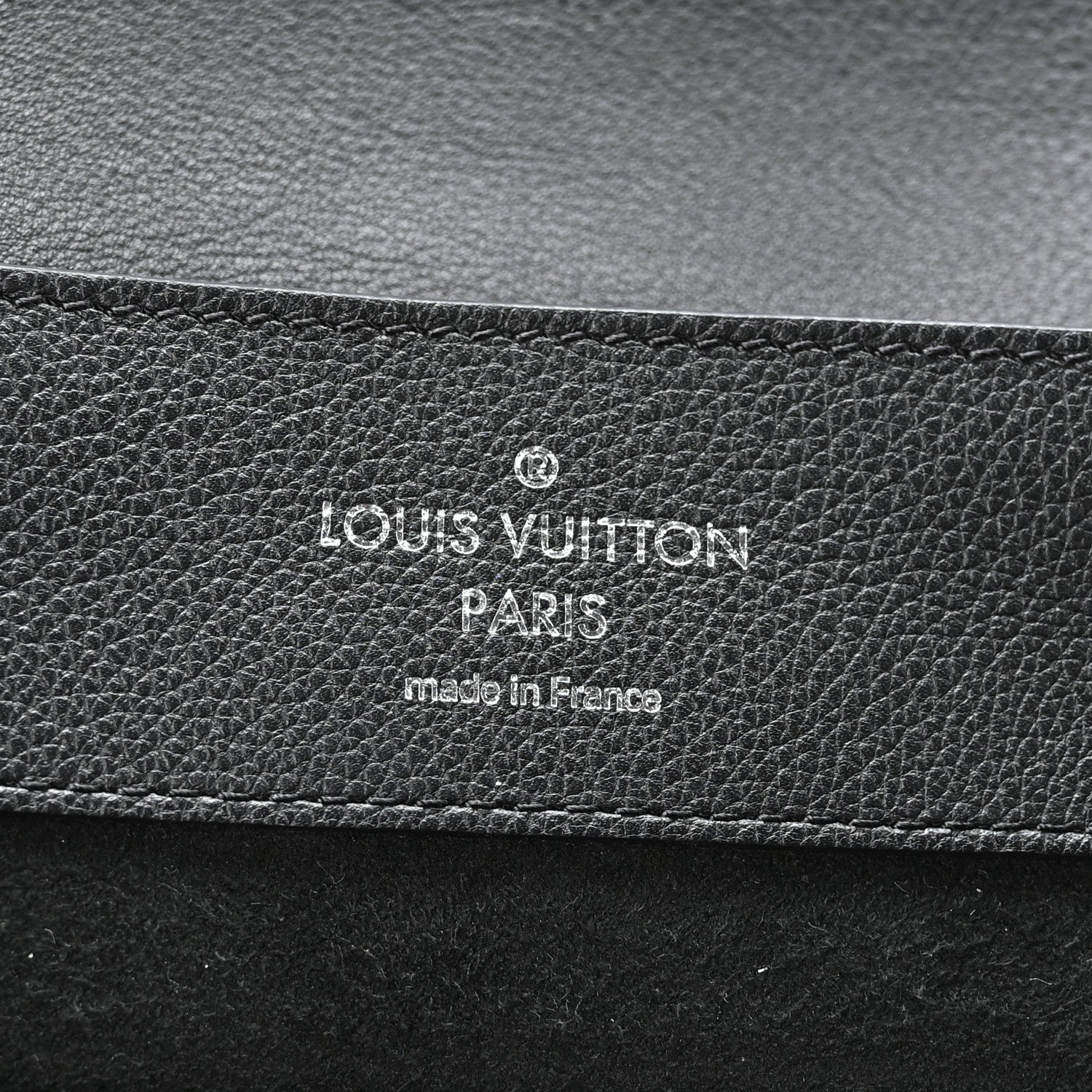 Louis Vuitton Calfskin Lockme Backpack Black