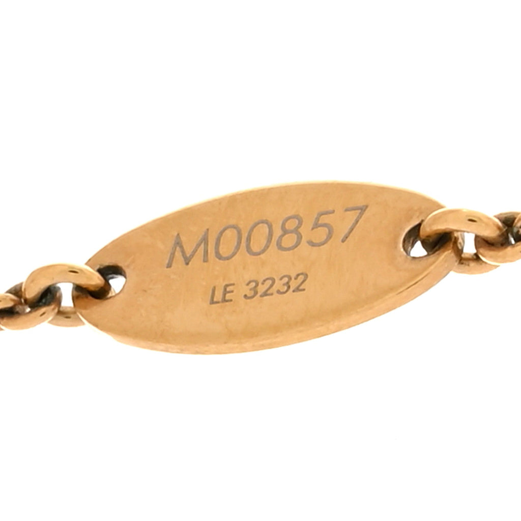 Louis Vuitton Essential V Necklace Gold