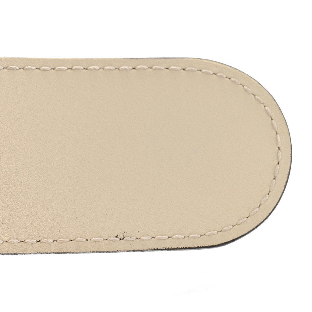 Gucci Calfskin Double G 40mm Belt 85 34 Mystic White