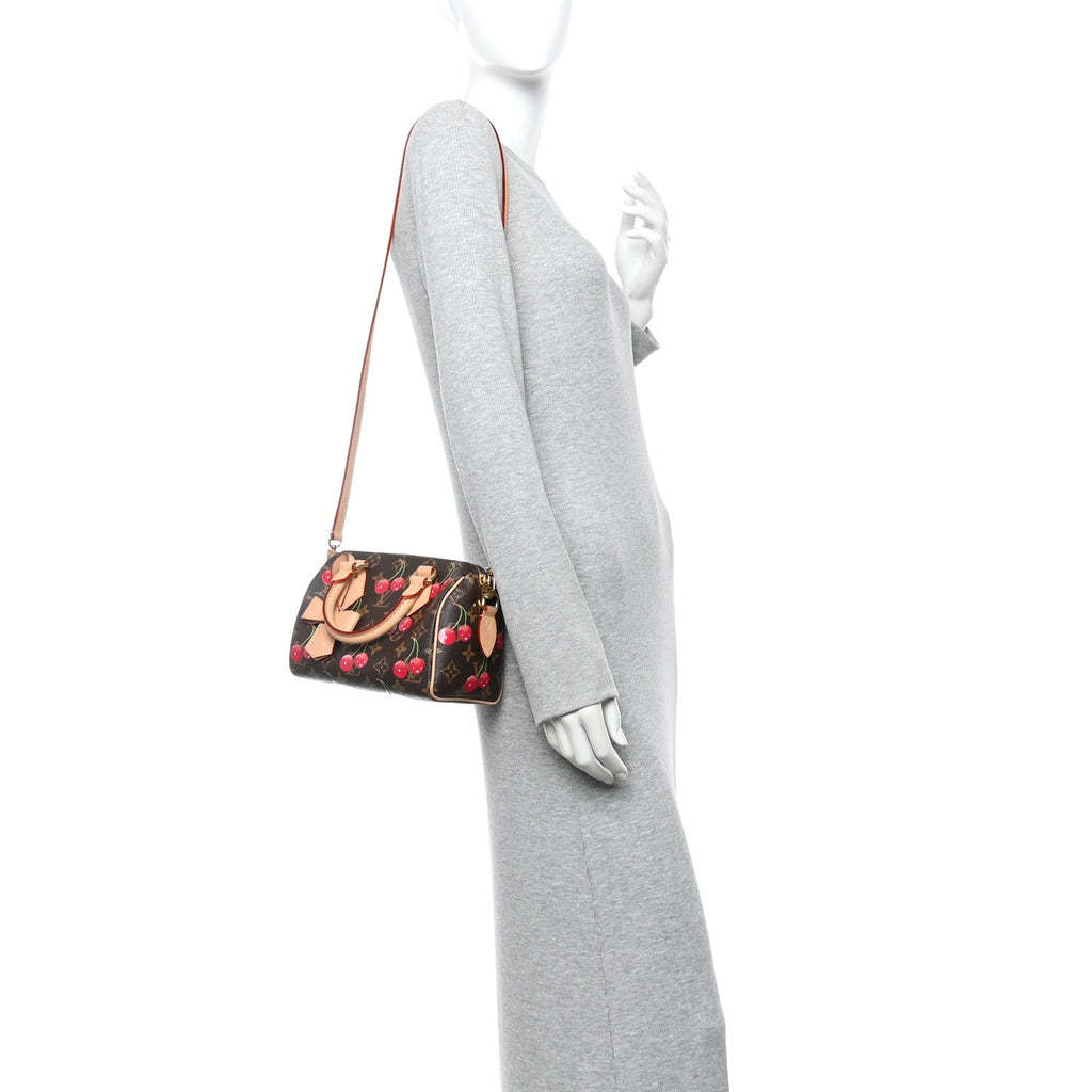 Louis Vuitton LV X TM Monogram Cerises Speedy Bandouliere 20