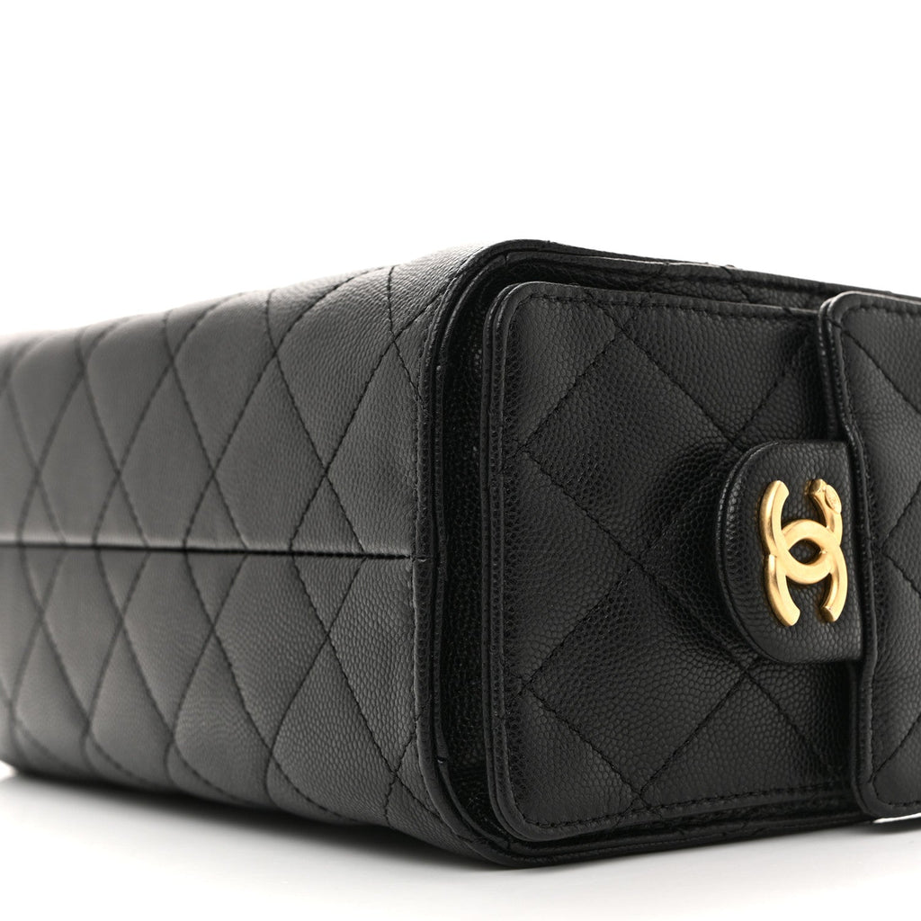 Chanel Caviar Quilted Mini Chanel 25 Handbag Black