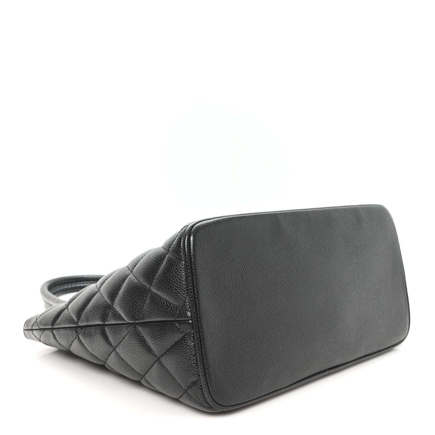 Chanel Caviar Quilted Medallion Tote Black