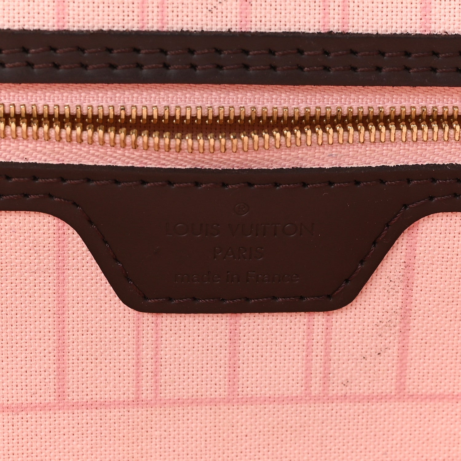 Louis Vuitton Damier Ebene Neo Neverfull MM Rose Ballerine