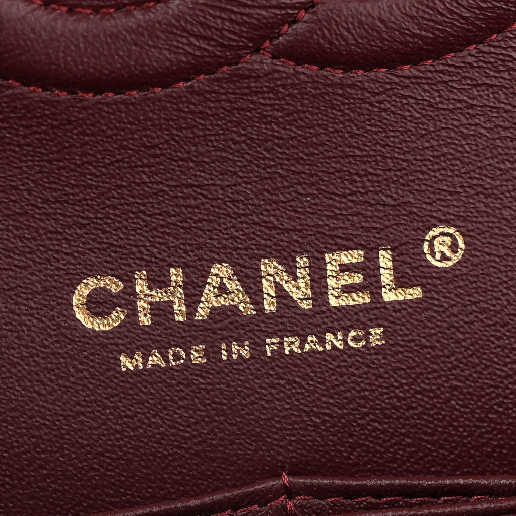 Chanel Lambskin Quilted Medium Double Flap Black