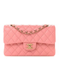 Chanel Caviar Quilted Small Double Flap Light Pink