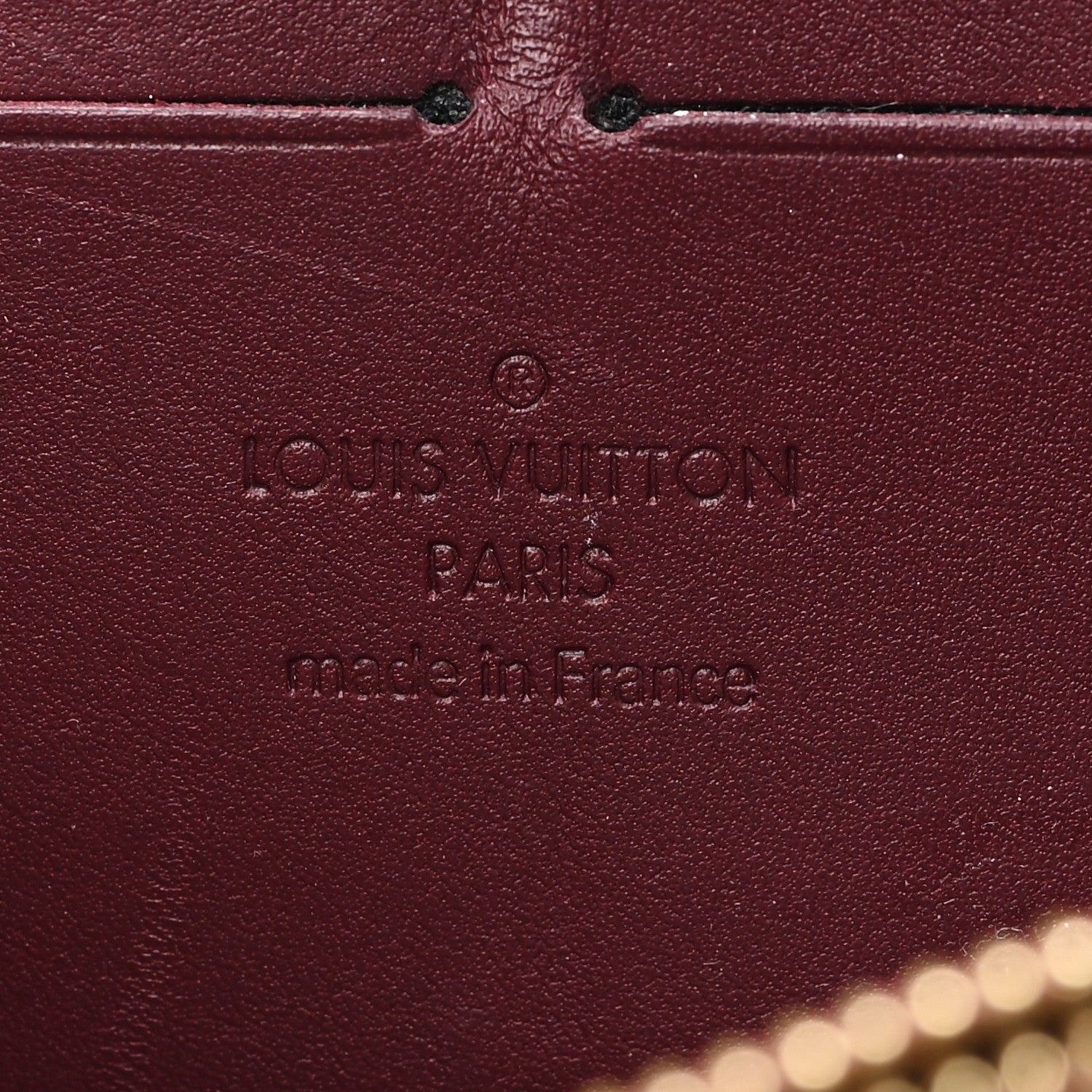 Louis Vuitton Vernis Zippy Wallet Rouge Fauviste
