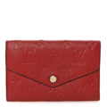 Louis Vuitton Empreinte Compact Curieuse Wallet Cherry