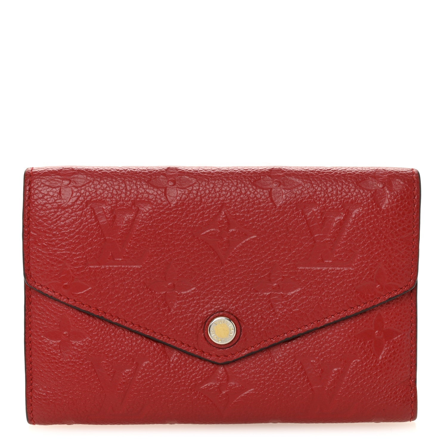 Louis Vuitton Empreinte Compact Curieuse Wallet Cherry