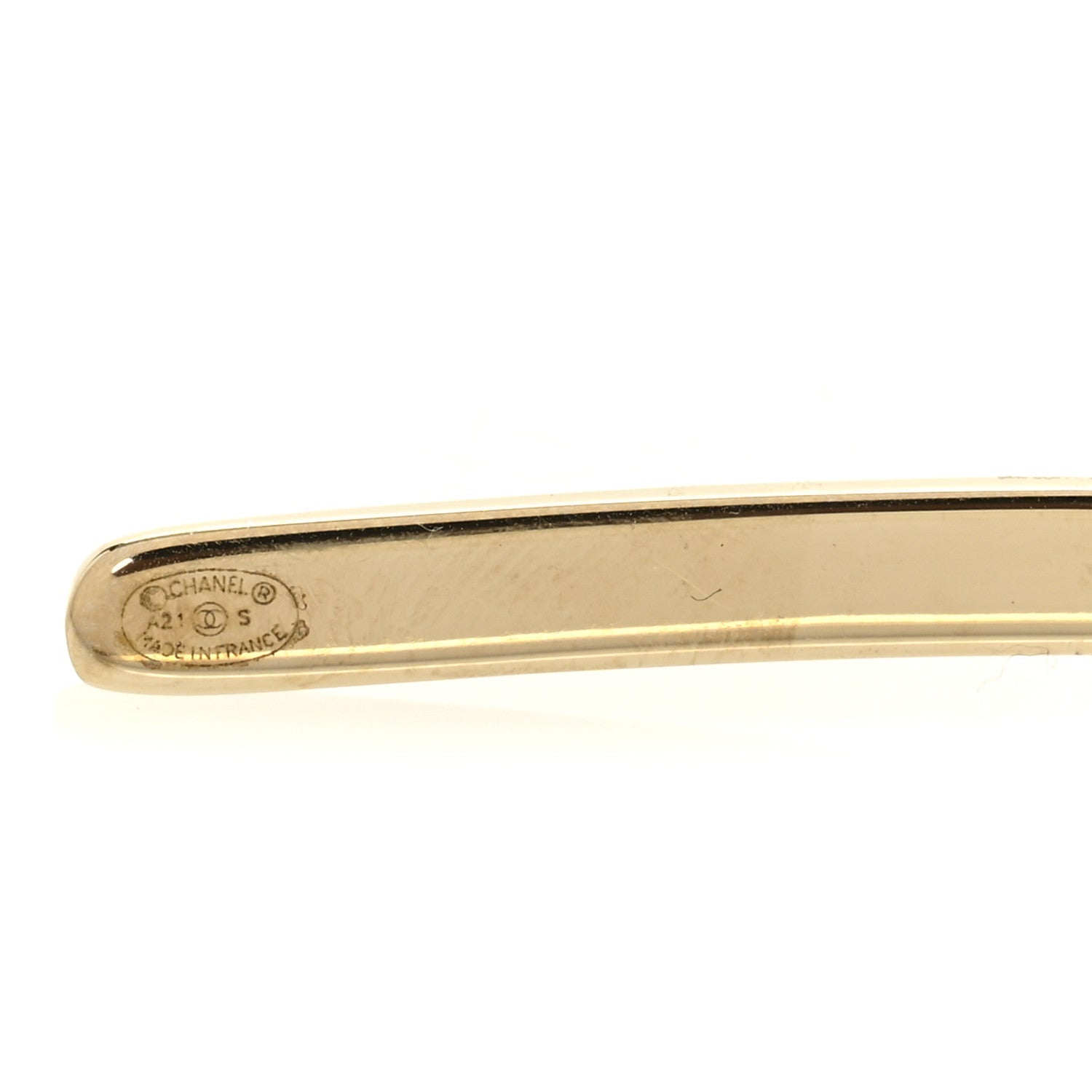 Metal Crystal CC Headband Light Gold