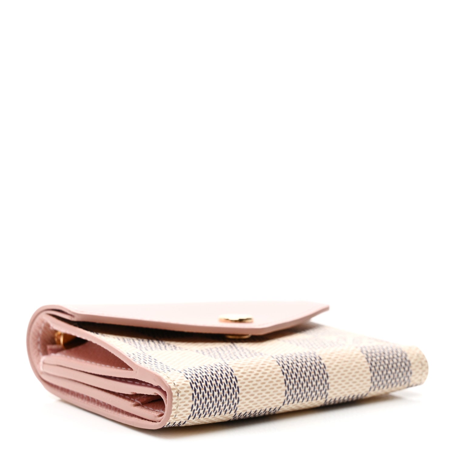 Louis Vuitton Damier Azur Zoe Wallet Rose Ballerine