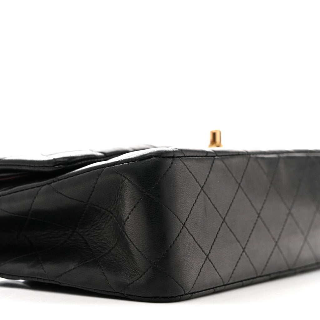 Chanel Lambskin Quilted Medium Double Flap Black