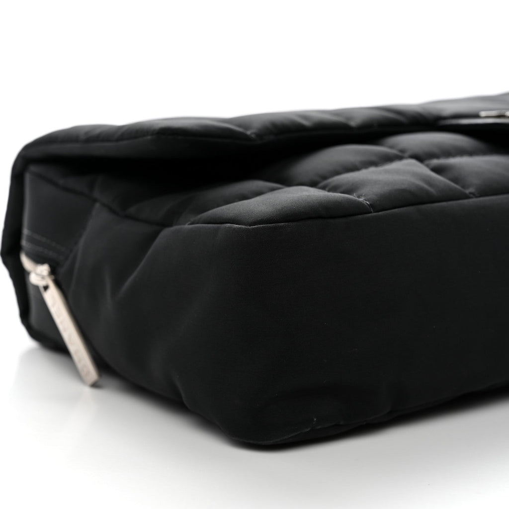 Chanel Nylon Square Quilted Flap Black