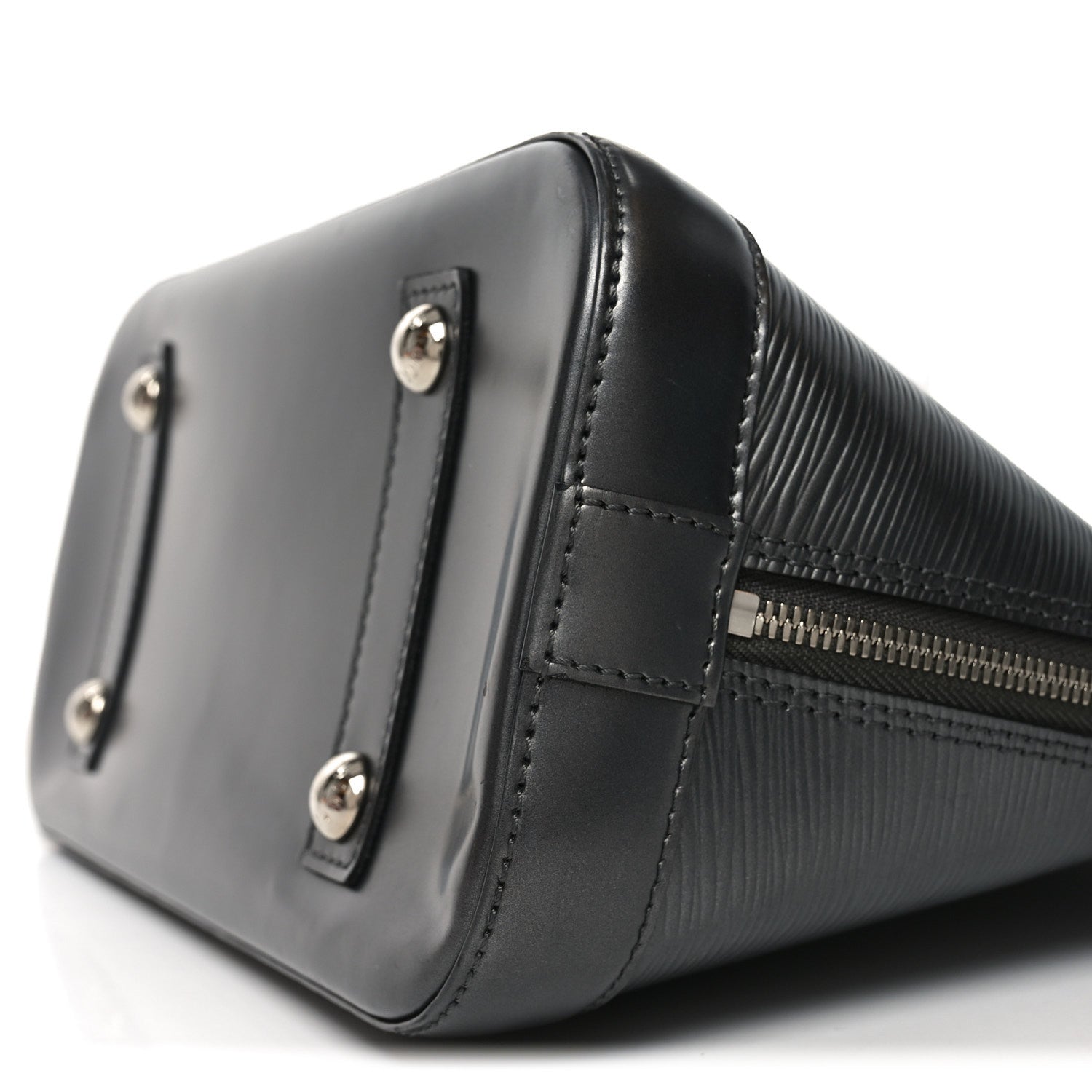 Louis Vuitton Metallic Epi Alma PM Black Silver