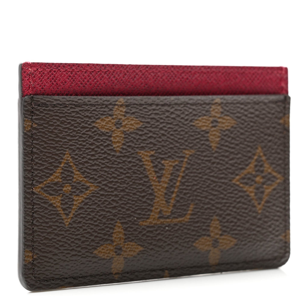 Louis Vuitton Monogram Card Holder Fuchsia