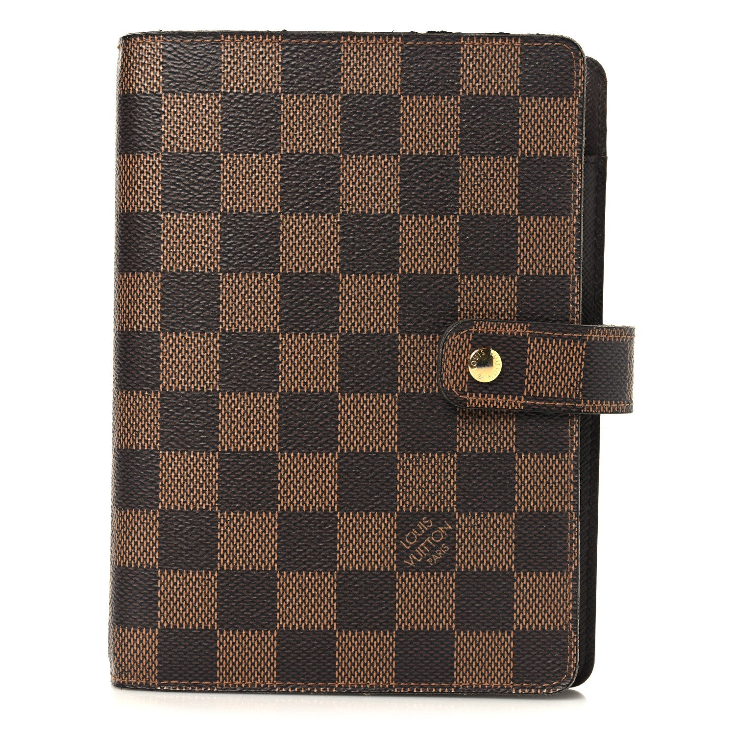 Louis Vuitton Damier Ebene Medium Ring Agenda Cover
