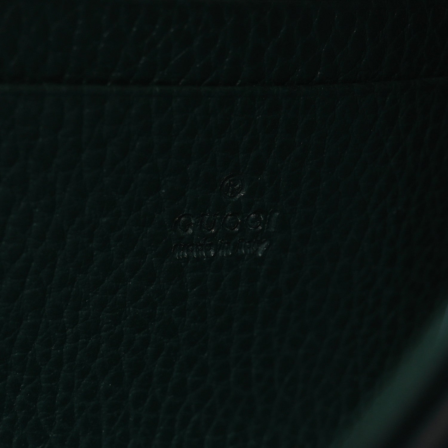 Gucci Calfskin Garden Dionysus Chain Wallet Emerald