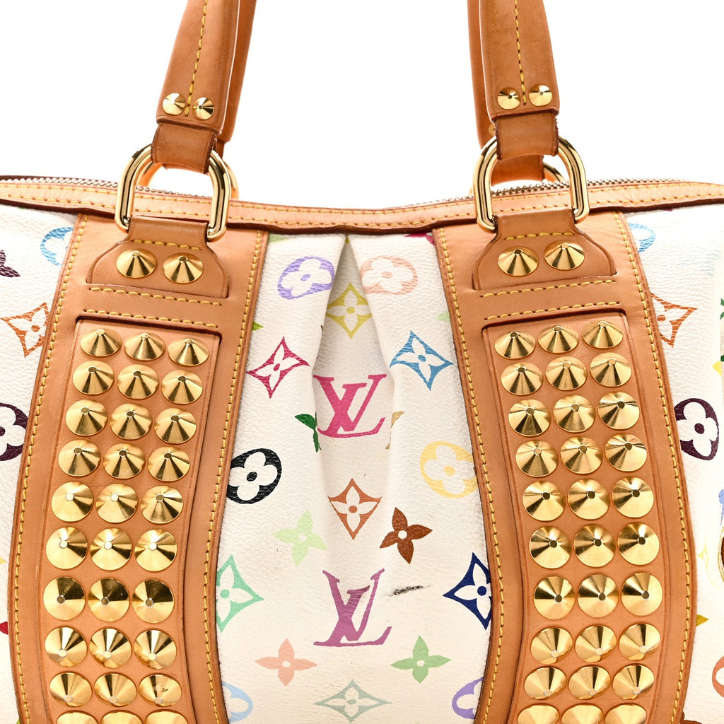 Louis Vuitton Monogram Multicolor Courtney MM White