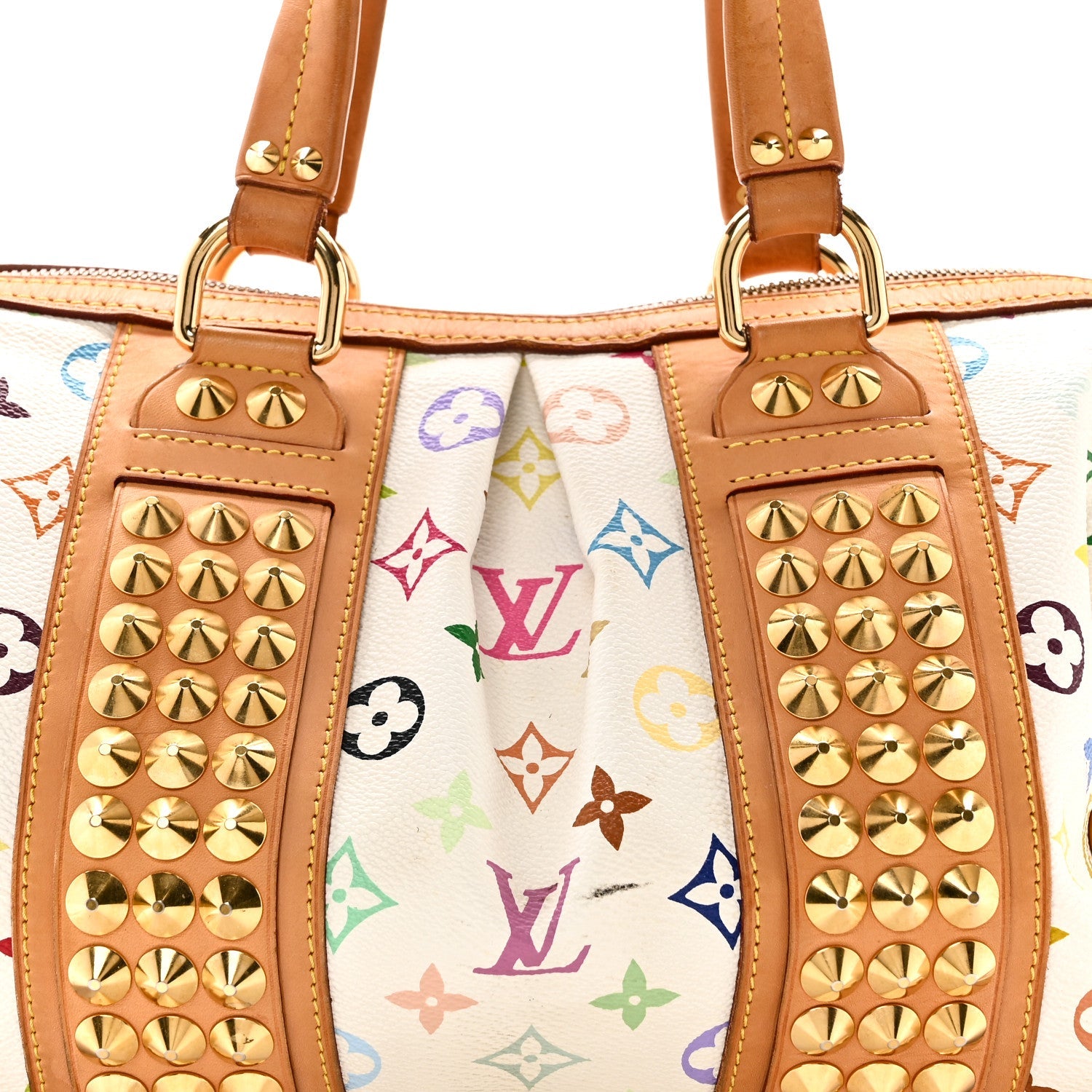 Louis Vuitton Monogram Multicolor Courtney MM White