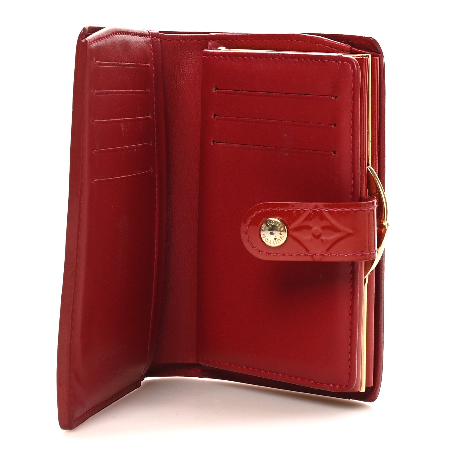 Louis Vuitton Vernis French Purse Wallet Pomme D'Amour